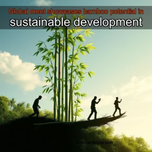 Artistic representation for Global meet showcases bamboo potential in sustainable development