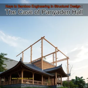 Artistic representation for Keys to Bamboo Engineering in Structural Design : The Case of Panyaden Hall