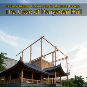 Artistic representation for Keys to Bamboo Engineering in Structural Design : The Case of Panyaden Hall