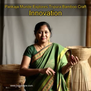 Artistic representation for Pankaja Munde Explores Tripura Bamboo Craft Innovation