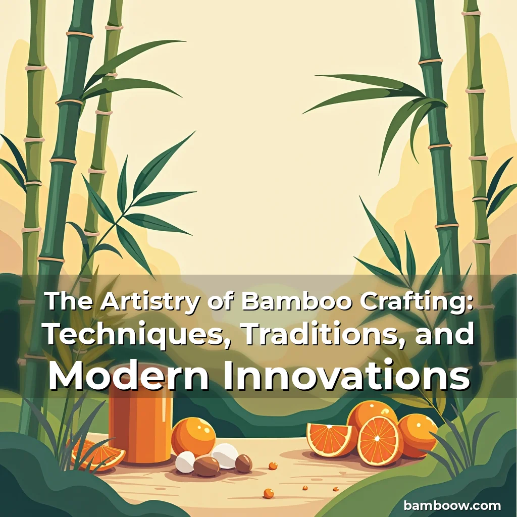 Artistic representation for The Artistry of Bamboo Crafting: Techniques, Traditions, and Modern Innovations