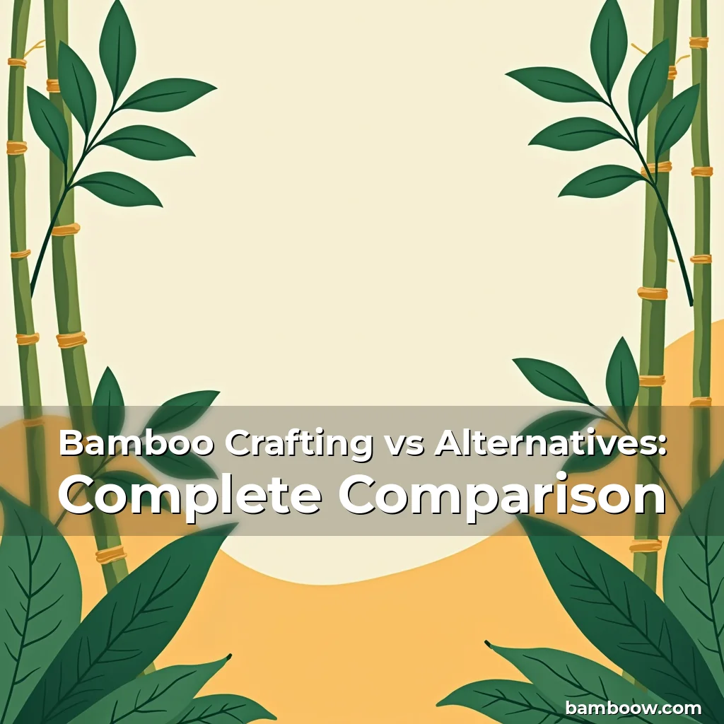 Read more about the article Bamboo Crafting vs Alternatives: Complete Comparison