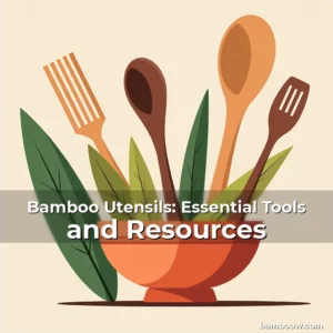 Artistic representation for Bamboo Utensils: Essential Tools and Resources