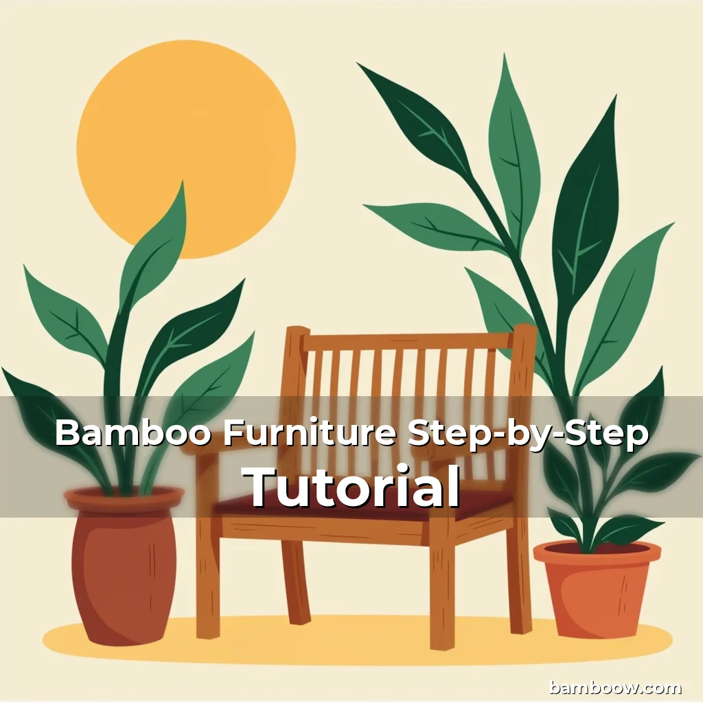Artistic representation for Bamboo Furniture Step-by-Step Tutorial