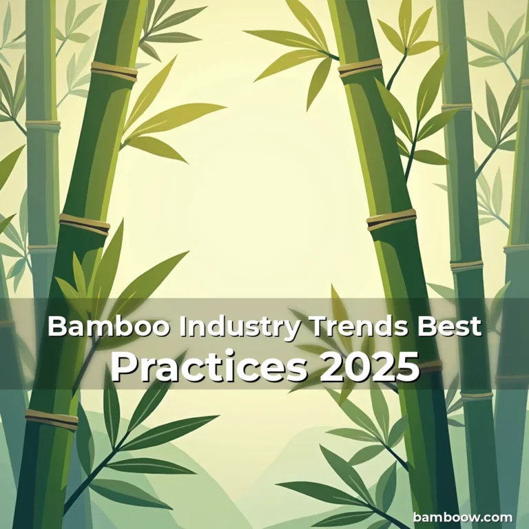 Artistic representation for Bamboo Industry Trends Best Practices 2025