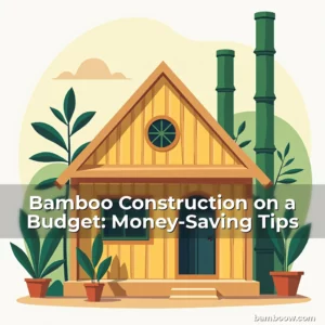 Artistic representation for Bamboo Construction on a Budget: Money-Saving Tips