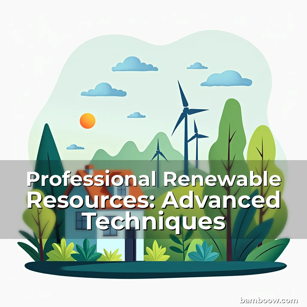 Read more about the article Professional Renewable Resources: Advanced Techniques