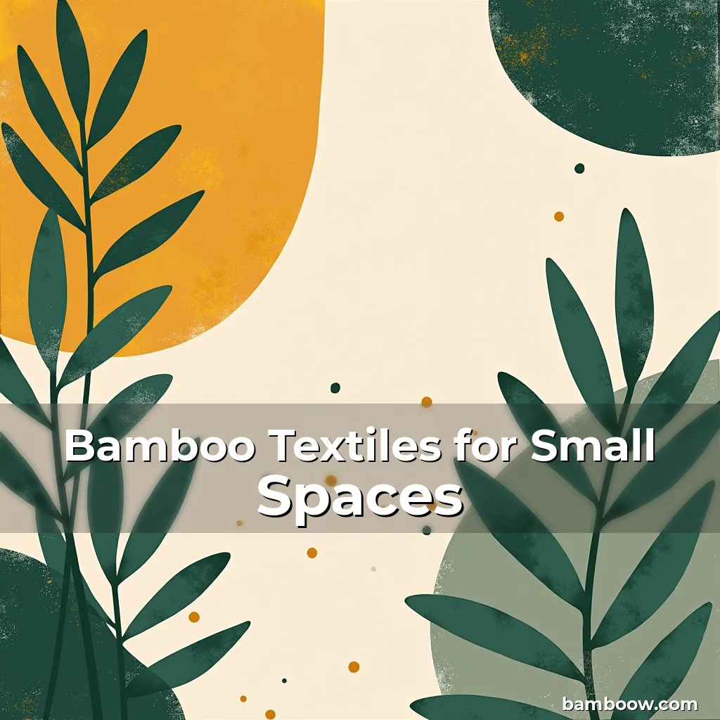Read more about the article Bamboo Textiles for Small Spaces