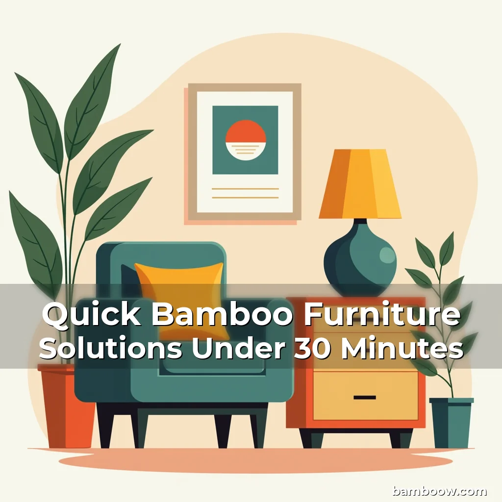 Read more about the article Quick Bamboo Furniture Solutions Under 30 Minutes