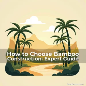 Artistic representation for How to Choose Bamboo Construction: Expert Guide