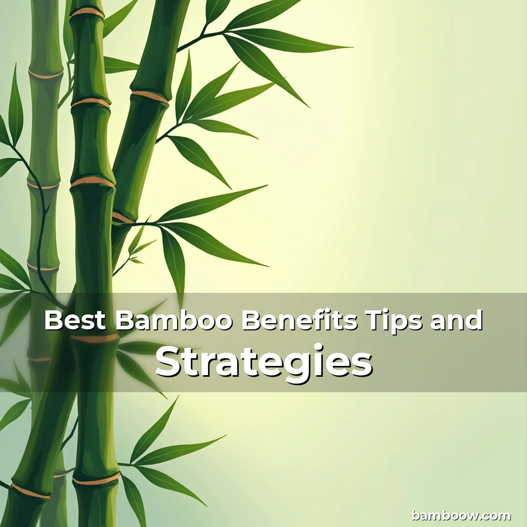 Read more about the article Best Bamboo Benefits Tips and Strategies