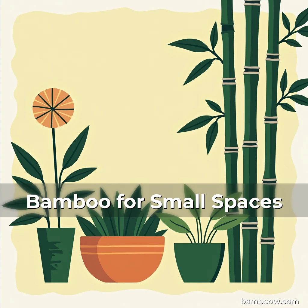 Artistic representation for Bamboo for Small Spaces