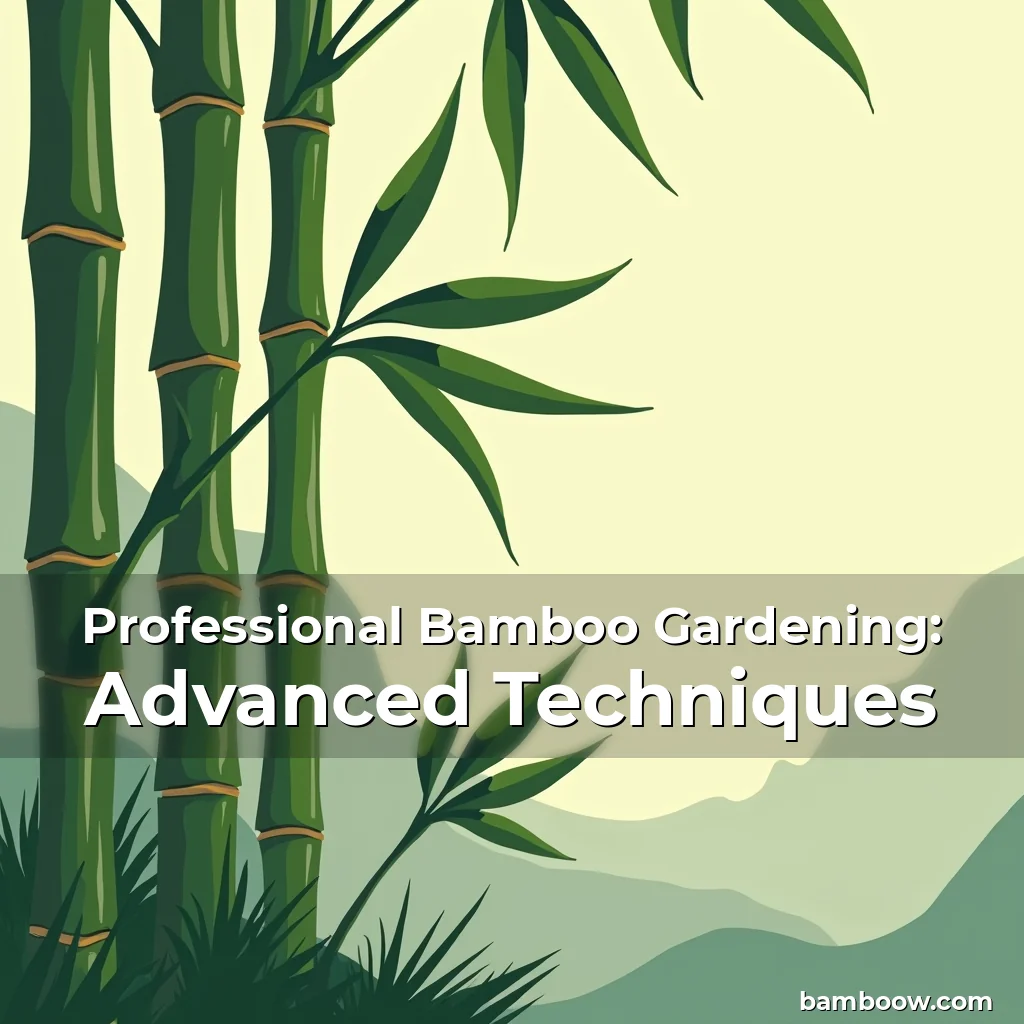 Read more about the article Professional Bamboo Gardening: Advanced Techniques
