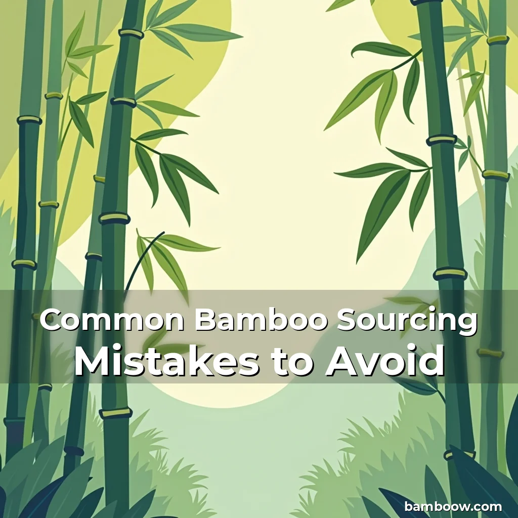 Read more about the article Common Bamboo Sourcing Mistakes to Avoid