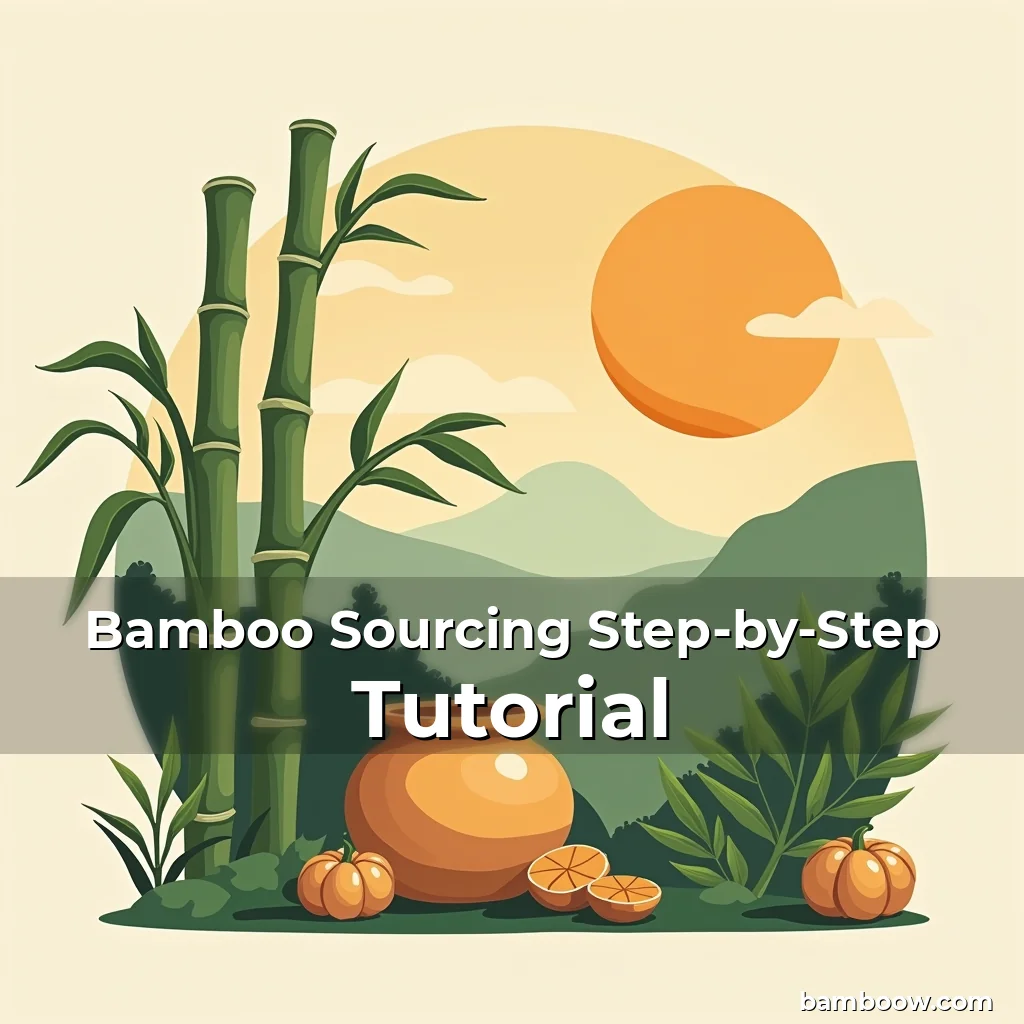 Read more about the article Bamboo Sourcing Step-by-Step Tutorial