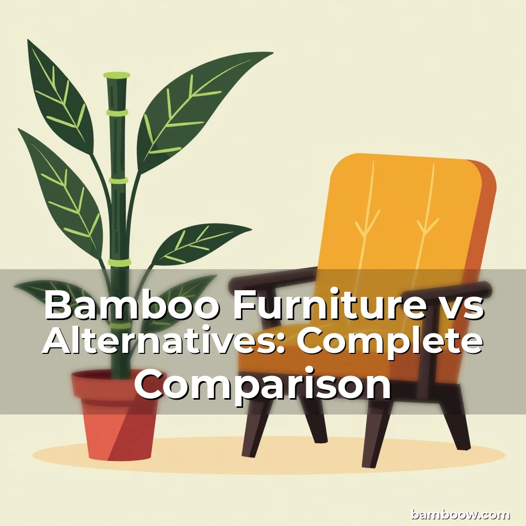 Artistic representation for Bamboo Furniture vs Alternatives: Complete Comparison