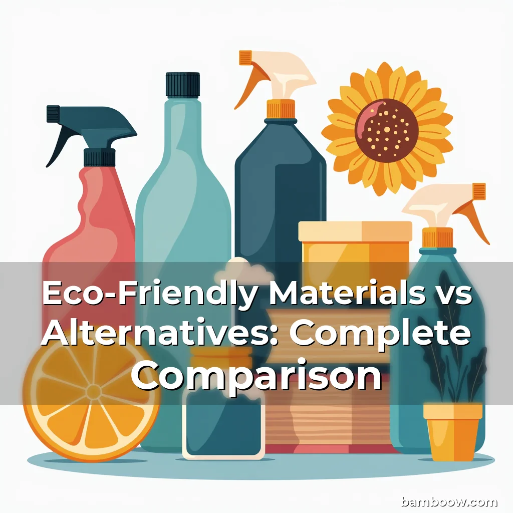 Read more about the article Eco-Friendly Materials vs Alternatives: Complete Comparison