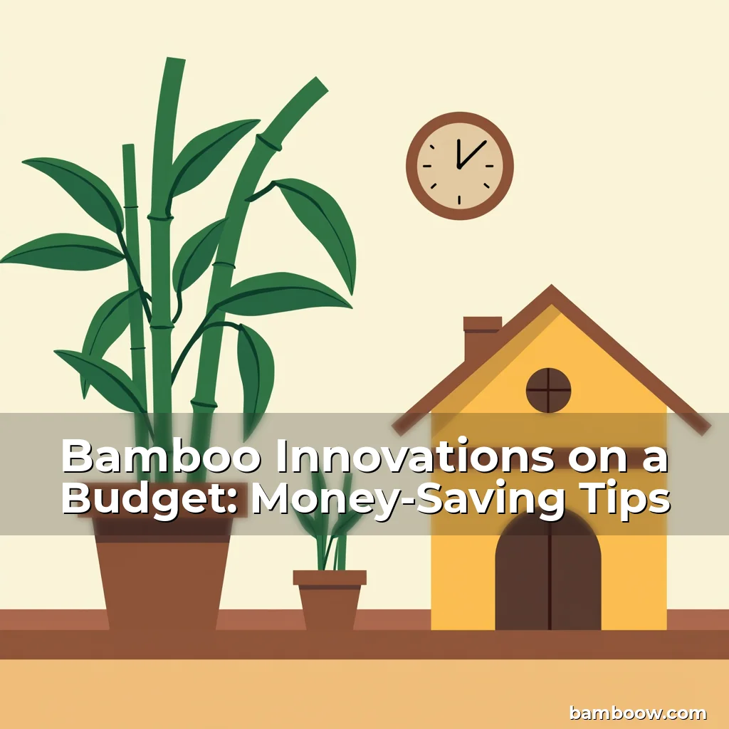 Read more about the article Bamboo Innovations on a Budget: Money-Saving Tips