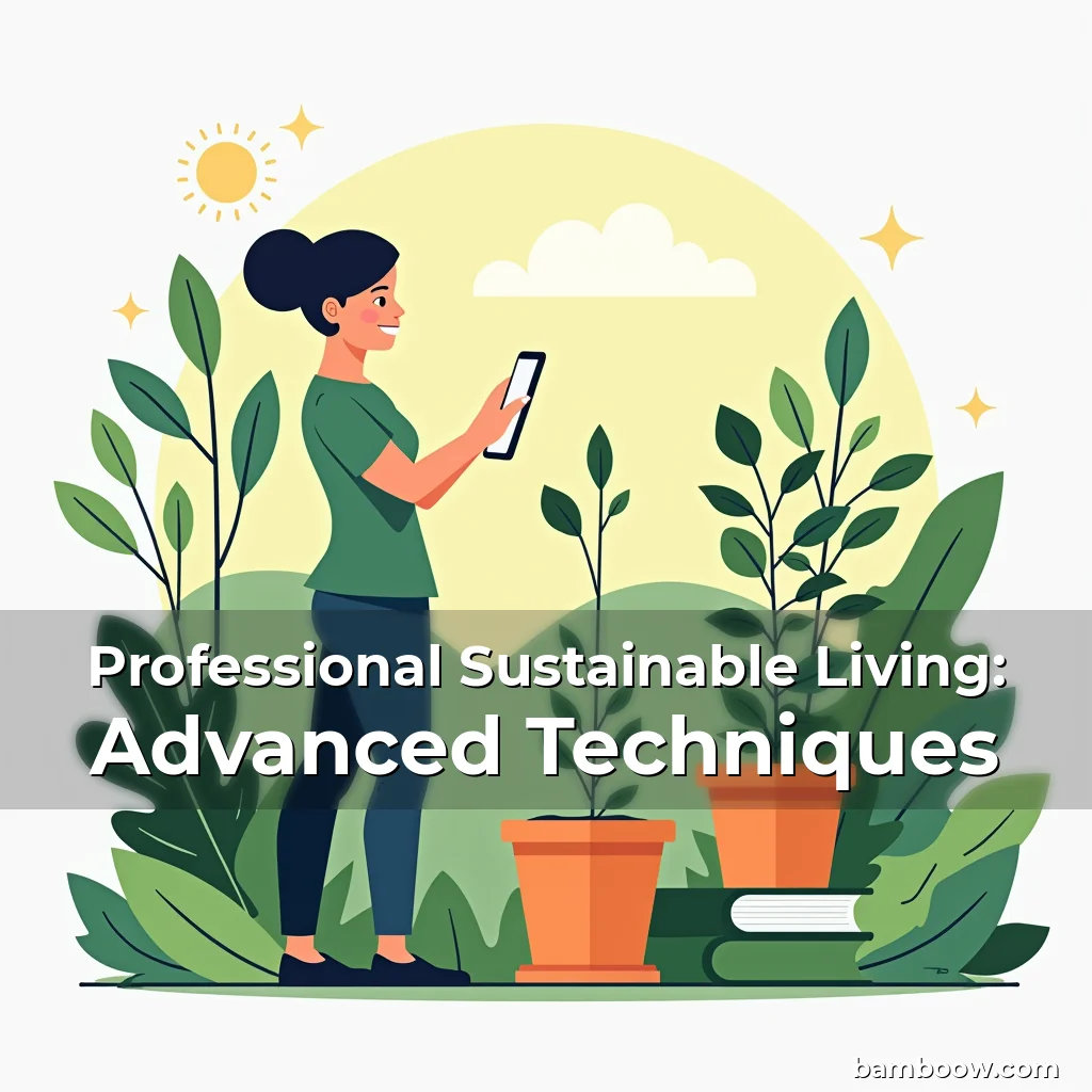 Artistic representation for Professional Sustainable Living: Advanced Techniques