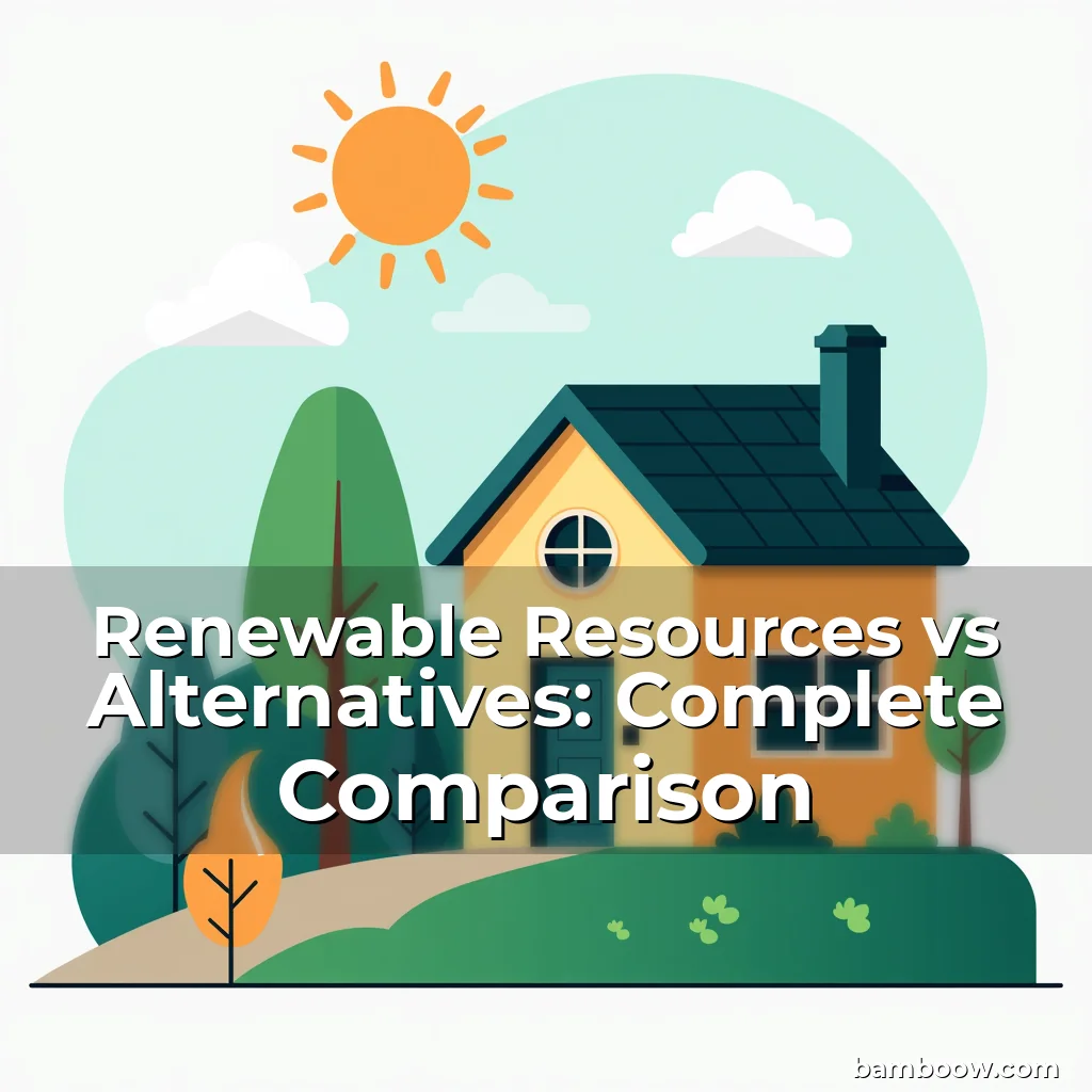 Read more about the article Renewable Resources vs Alternatives: Complete Comparison