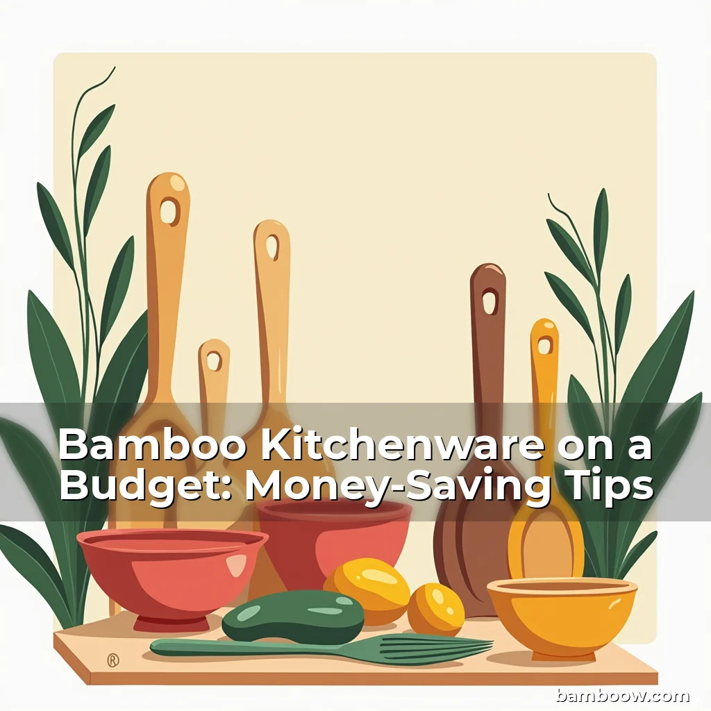 Artistic representation for Bamboo Kitchenware on a Budget: Money-Saving Tips