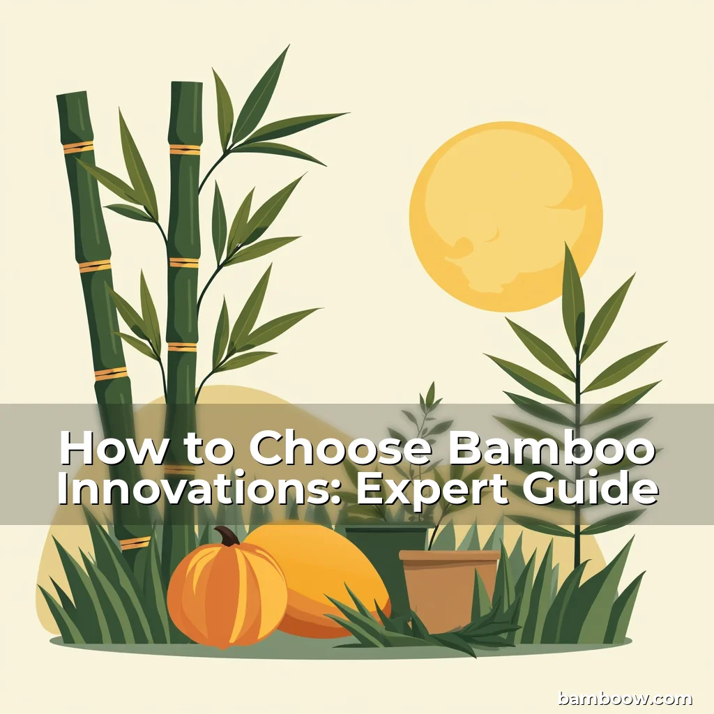 Read more about the article How to Choose Bamboo Innovations: Expert Guide