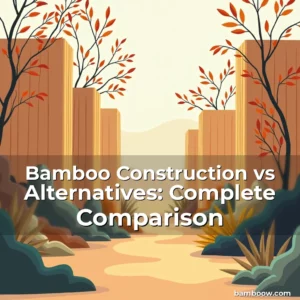 Artistic representation for Bamboo Construction vs Alternatives: Complete Comparison