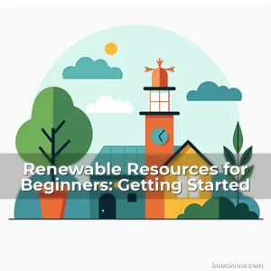 Artistic representation for Renewable Resources for Beginners: Getting Started