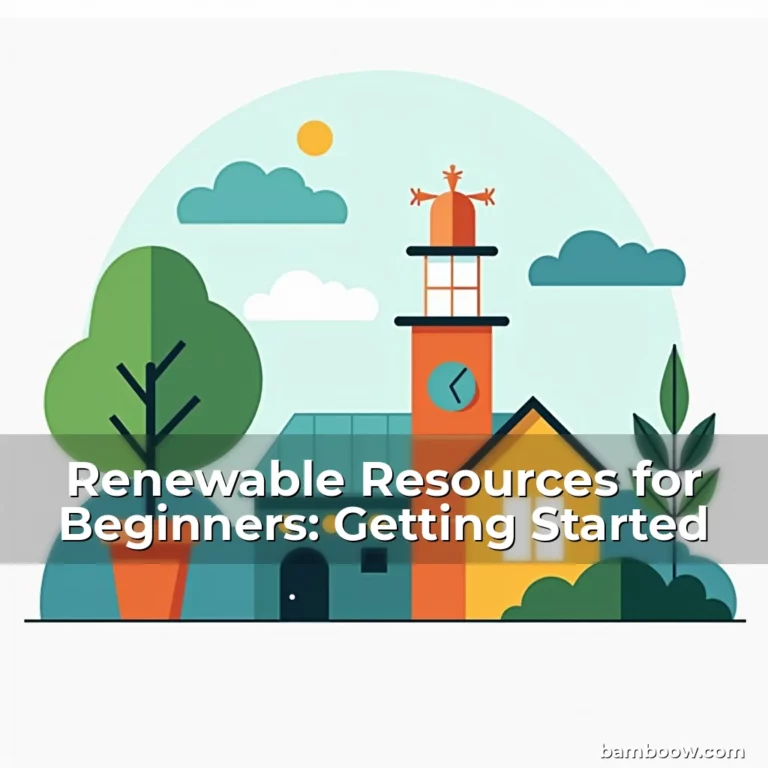 Artistic representation for Renewable Resources for Beginners: Getting Started