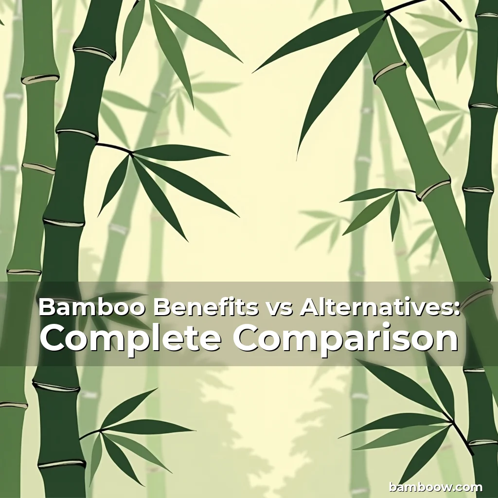 Read more about the article Bamboo Benefits vs Alternatives: Complete Comparison