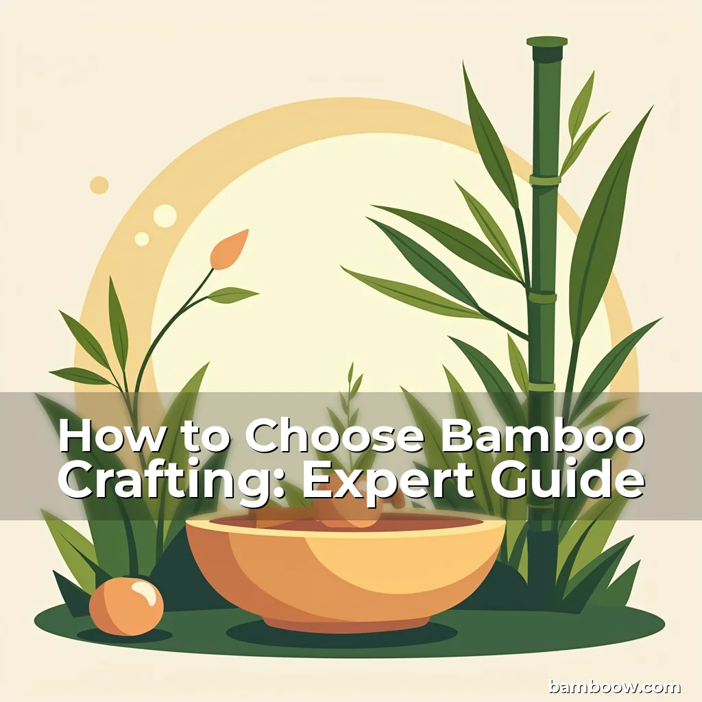 Artistic representation for How to Choose Bamboo Crafting: Expert Guide