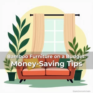 Artistic representation for Bamboo Furniture on a Budget: Money-Saving Tips