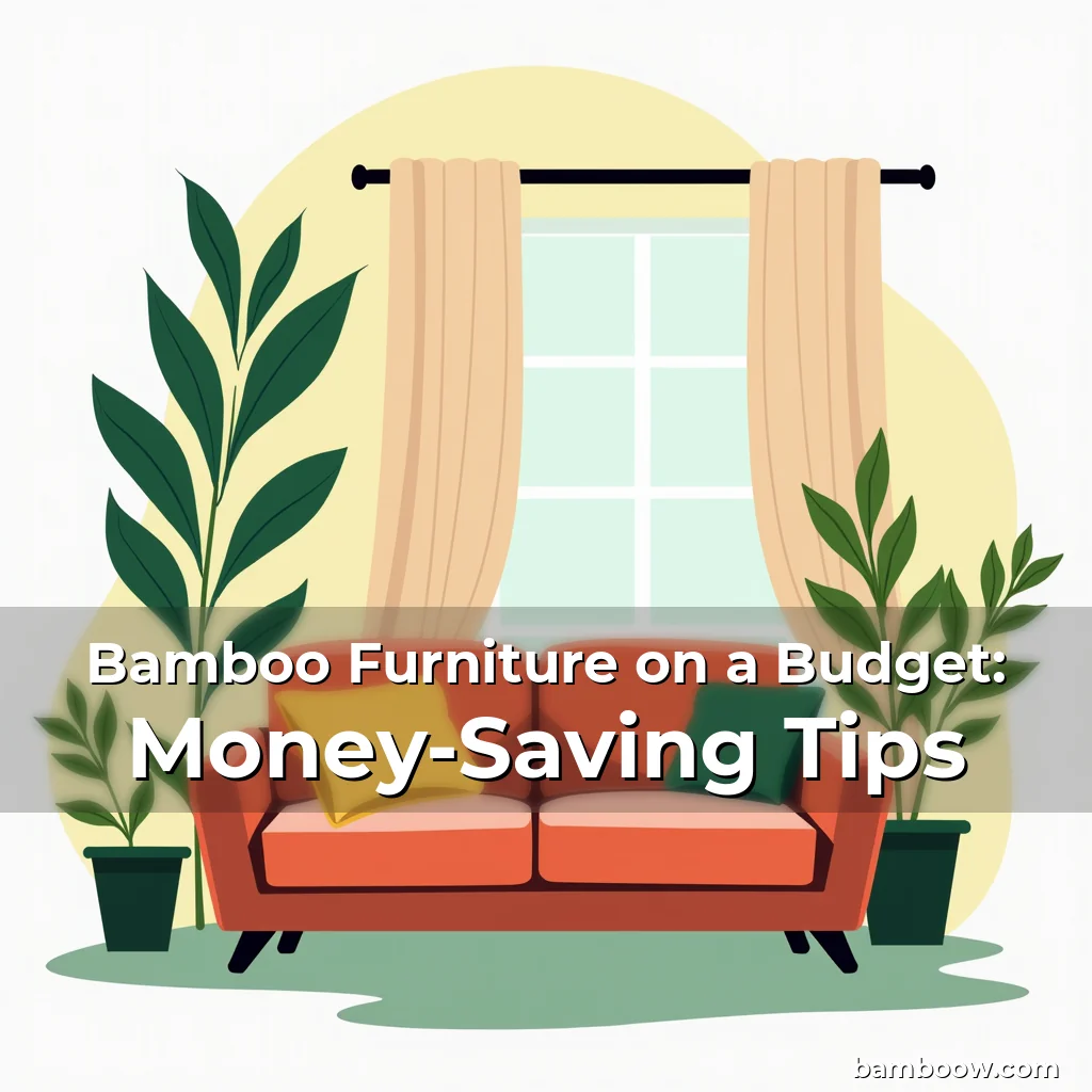 Artistic representation for Bamboo Furniture on a Budget: Money-Saving Tips