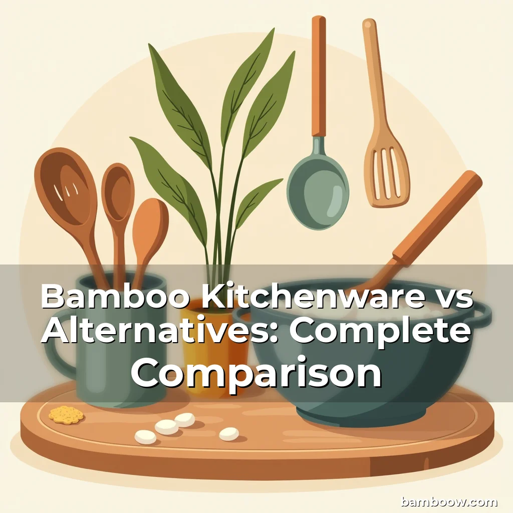 Artistic representation for Bamboo Kitchenware vs Alternatives: Complete Comparison