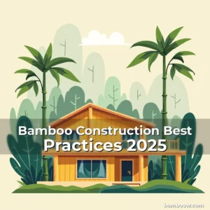 Artistic representation for Bamboo Construction Best Practices 2025