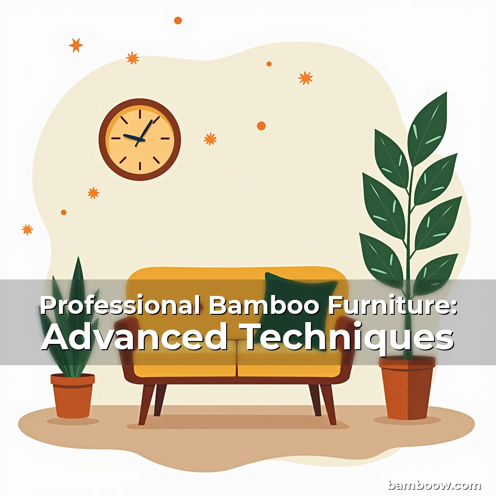 Artistic representation for Professional Bamboo Furniture: Advanced Techniques