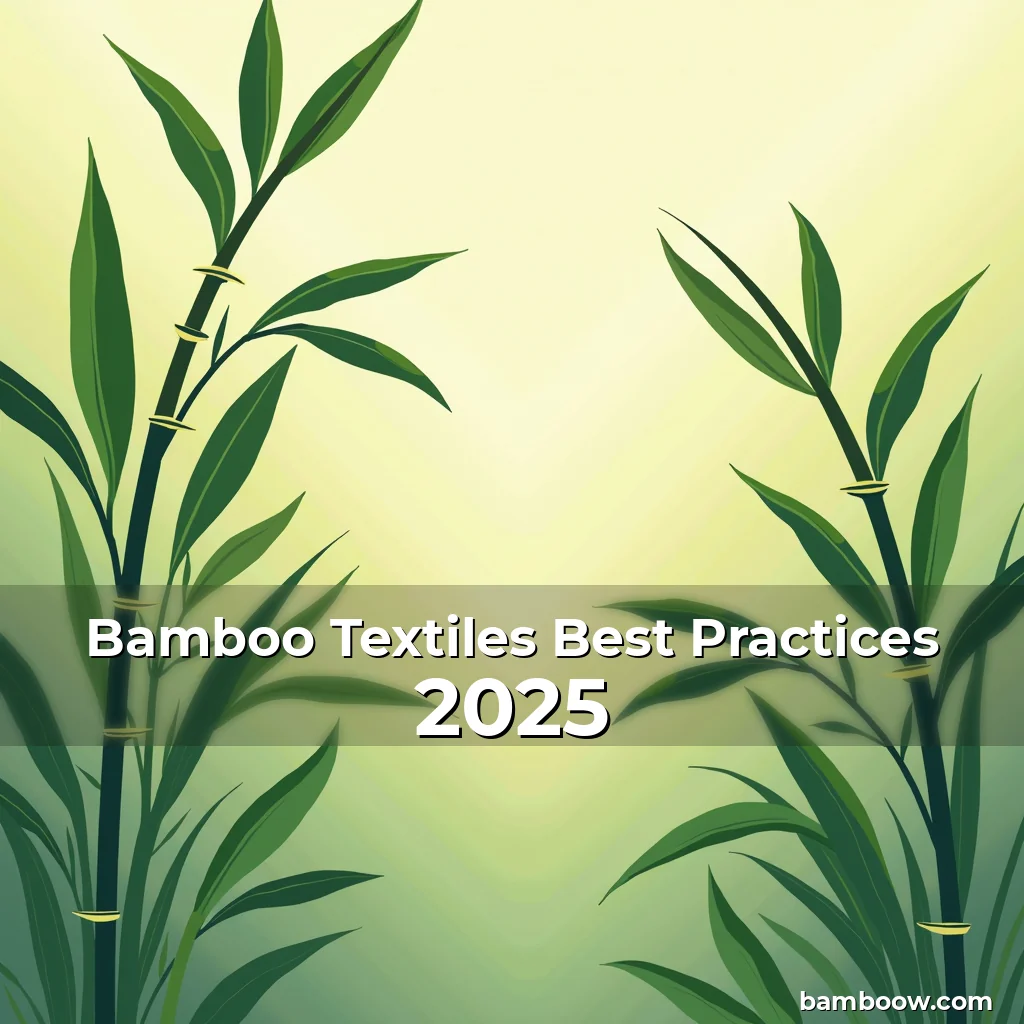 Read more about the article Bamboo Textiles Best Practices 2025