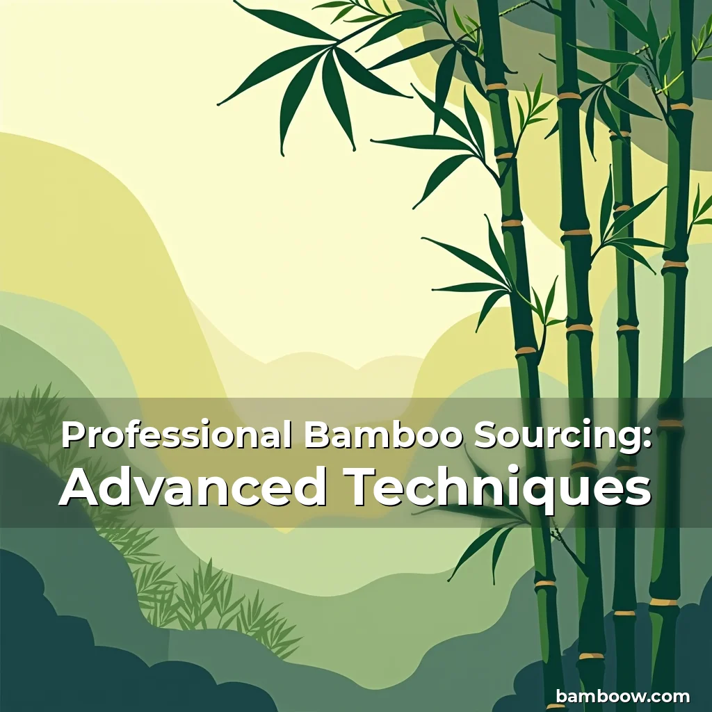 Read more about the article Professional Bamboo Sourcing: Advanced Techniques