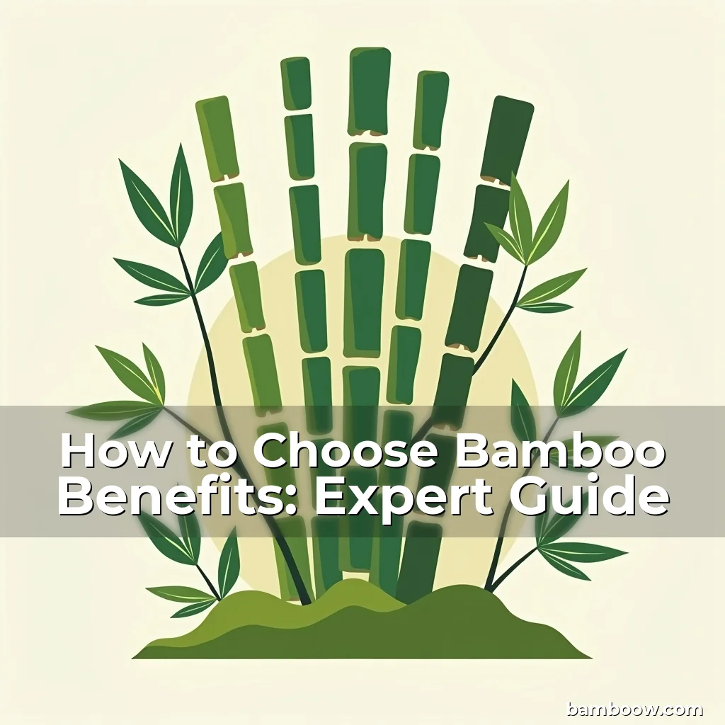 Read more about the article How to Choose Bamboo Benefits: Expert Guide