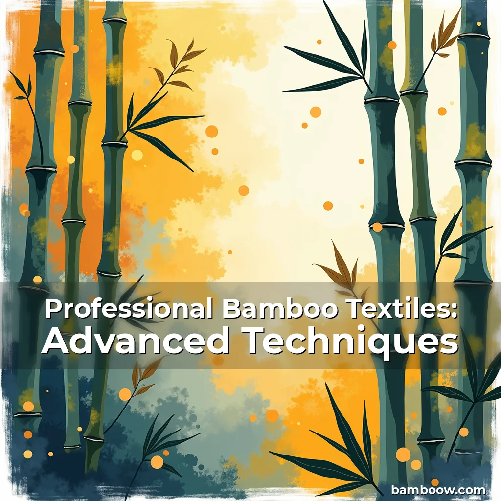Read more about the article Professional Bamboo Textiles: Advanced Techniques
