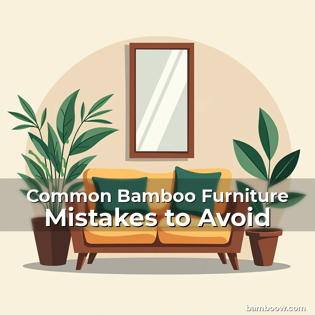 Artistic representation for Common Bamboo Furniture Mistakes to Avoid