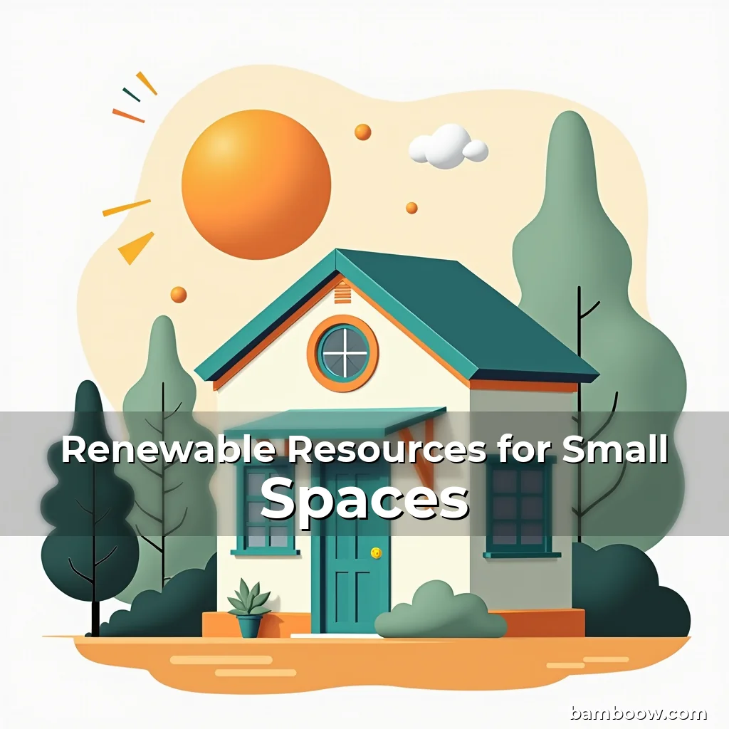 Read more about the article Renewable Resources for Small Spaces