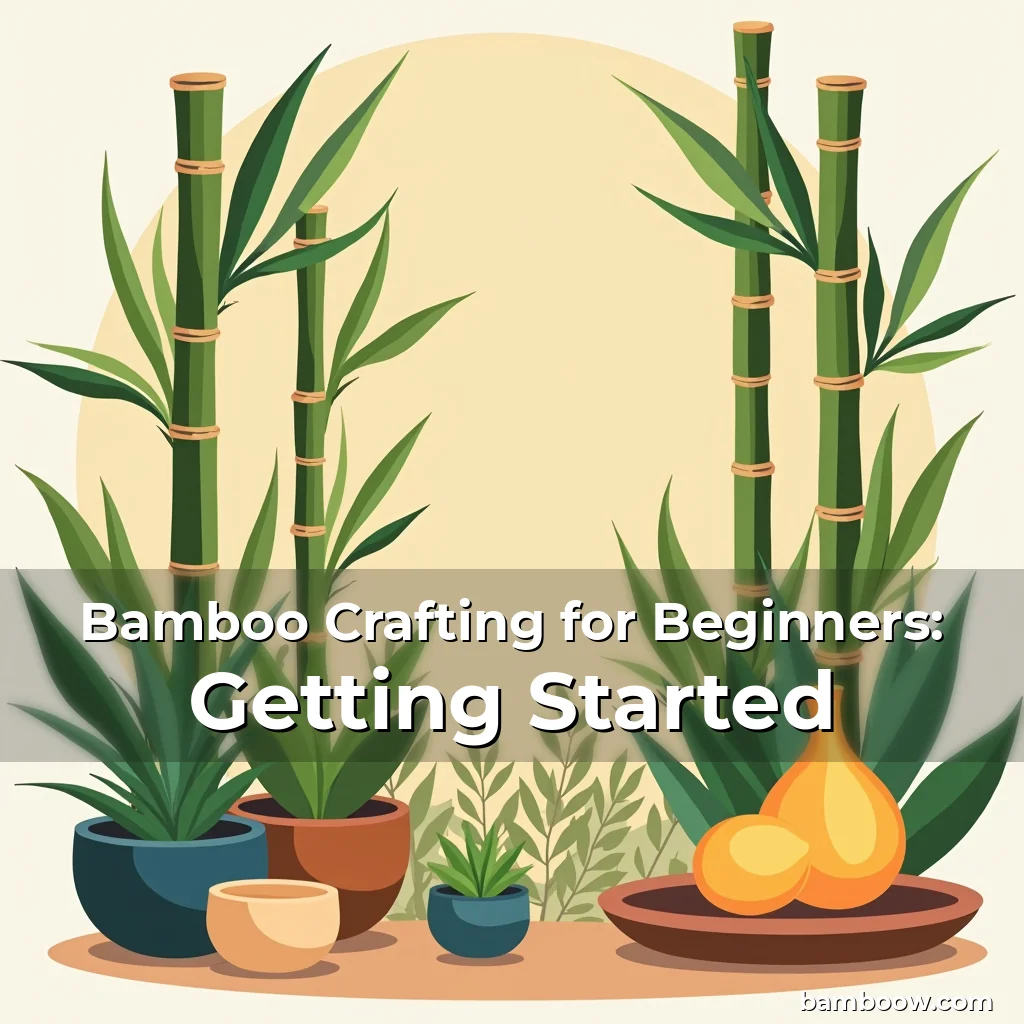 Artistic representation for Bamboo Crafting for Beginners: Getting Started