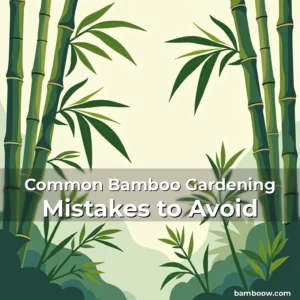 Artistic representation for Common Bamboo Gardening Mistakes to Avoid