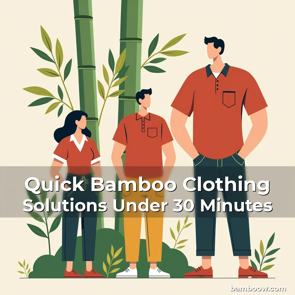 Read more about the article Quick Bamboo Clothing Solutions Under 30 Minutes