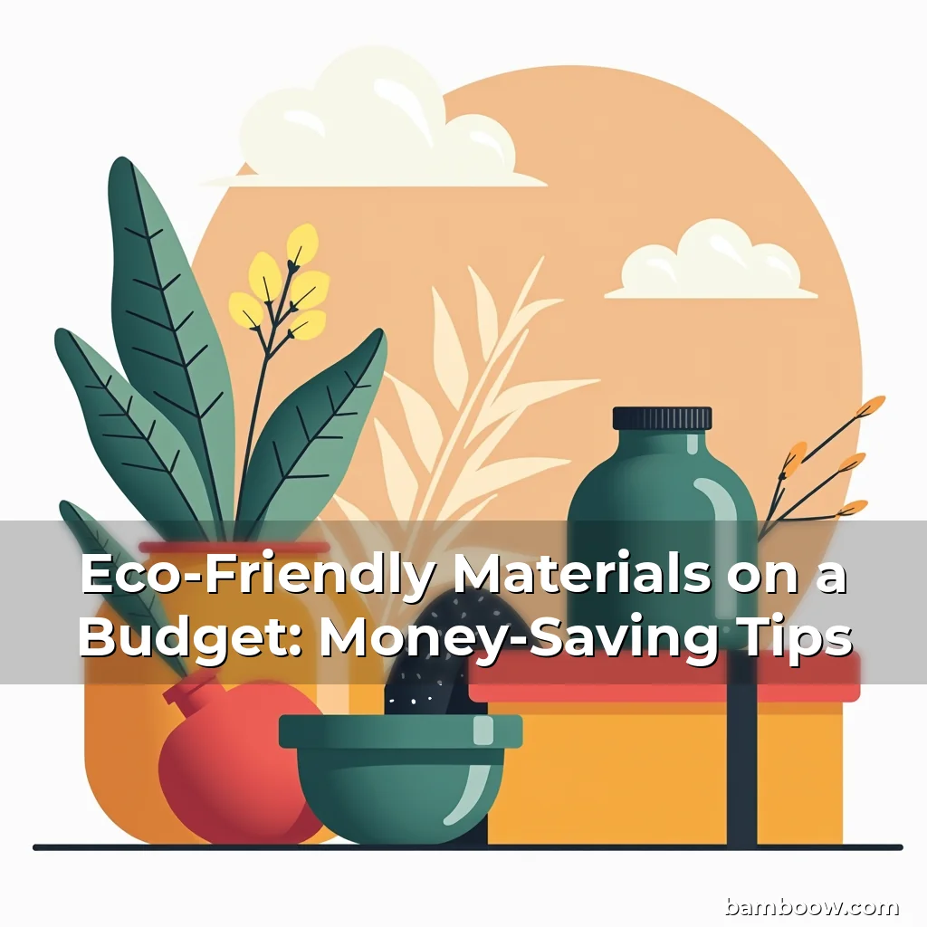 Read more about the article Eco-Friendly Materials on a Budget: Money-Saving Tips