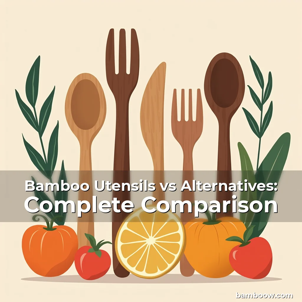 Read more about the article Bamboo Utensils vs Alternatives: Complete Comparison