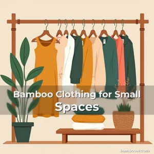 Artistic representation for Bamboo Clothing for Small Spaces