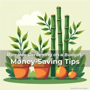 Artistic representation for Bamboo Gardening on a Budget: Money-Saving Tips