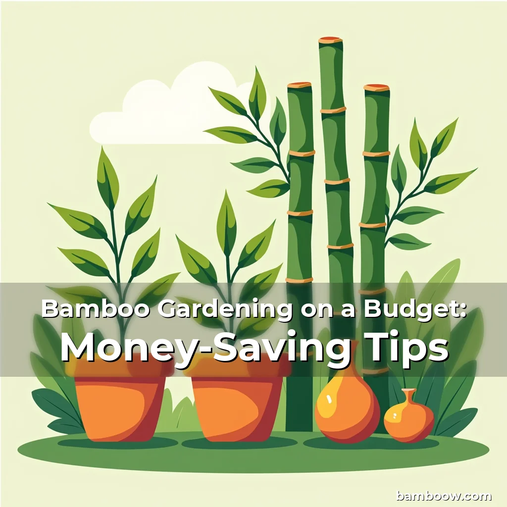 Read more about the article Bamboo Gardening on a Budget: Money-Saving Tips